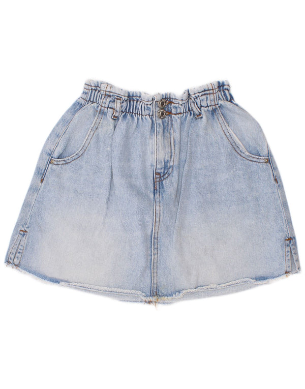 Джинсовая юбка Zara для девочек 11–12 лет W24, синяя