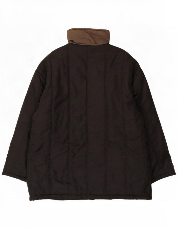 Мужская стеганая куртка Invicta UK 42 XL, черная с цветными блоками