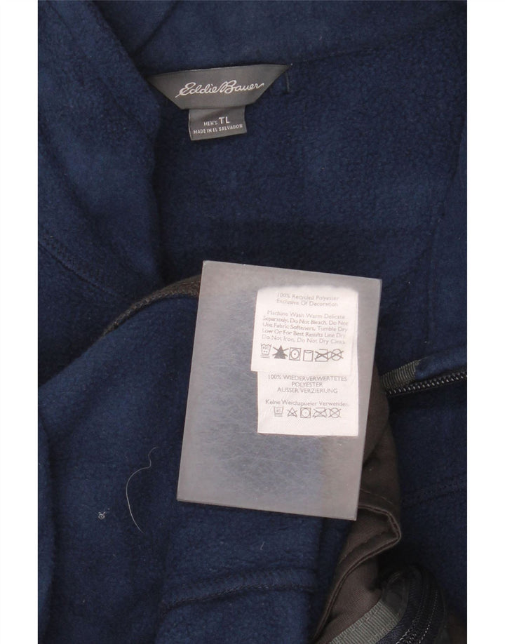 Мужской флисовый жилет Eddie Bauer UK 40, большой темно-синий, полиэстер