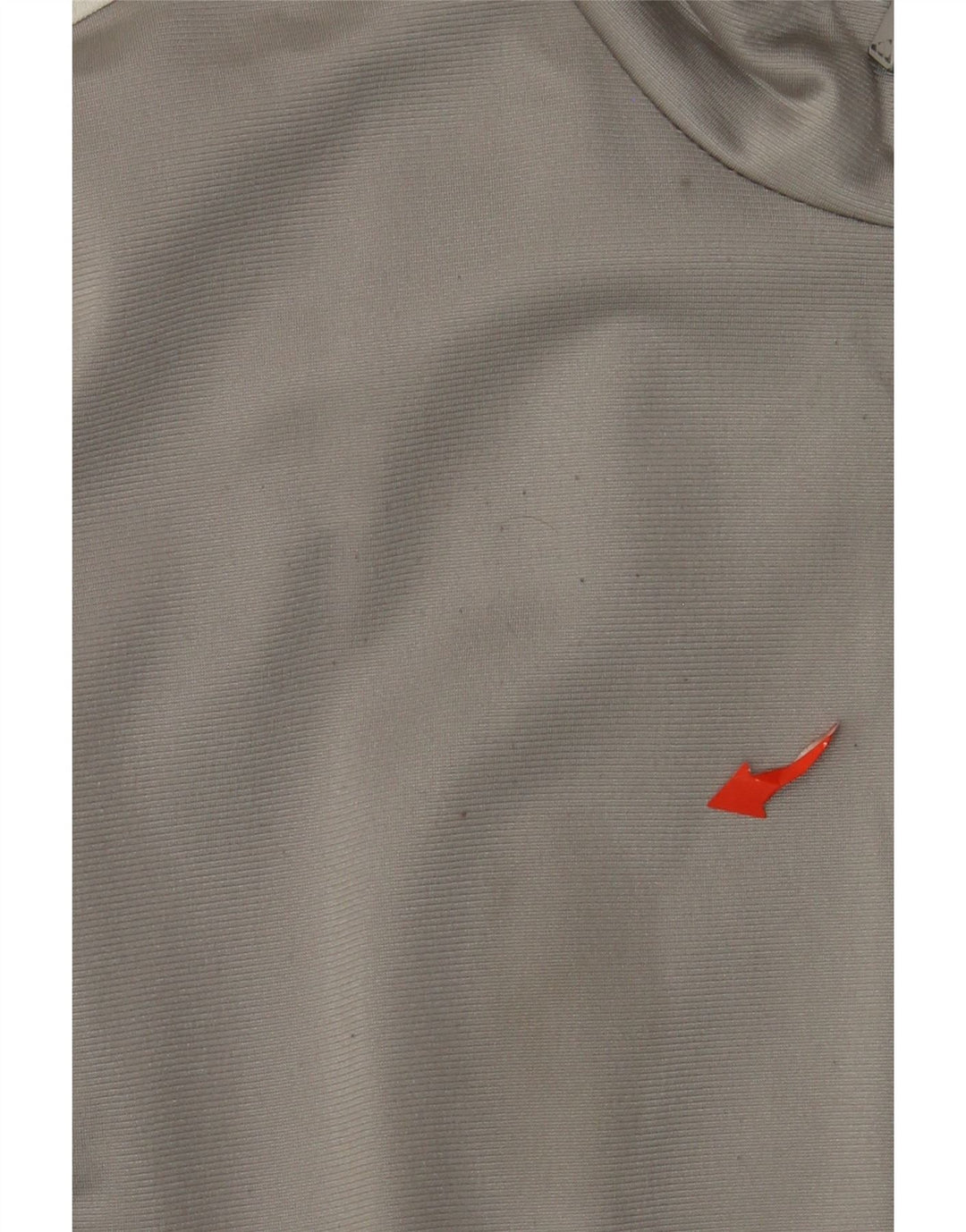 Мужская спортивная куртка ADIDAS UK 44/46, большой серый полиэстер с цветными блоками