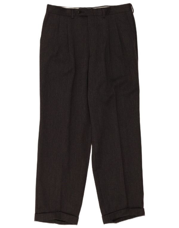 Cacharel Мужские костюмные брюки с привязкой IT 50 Large W34 L31 Серые