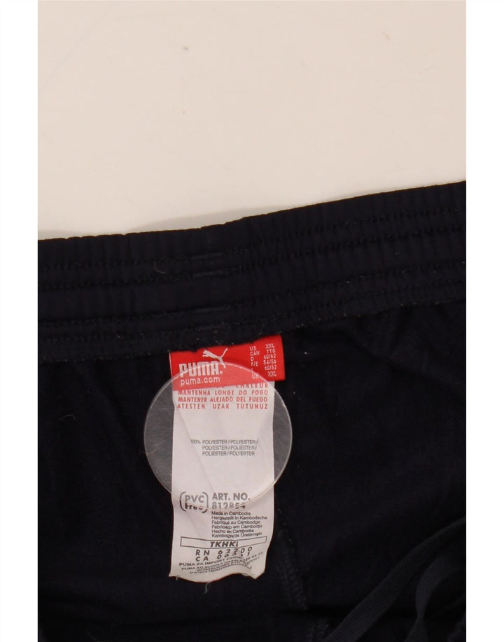 Мужские спортивные брюки PUMA 2XL темно-синие из полиэстера