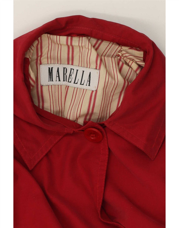 Женский тренч Marella UK 22 3XL Красный