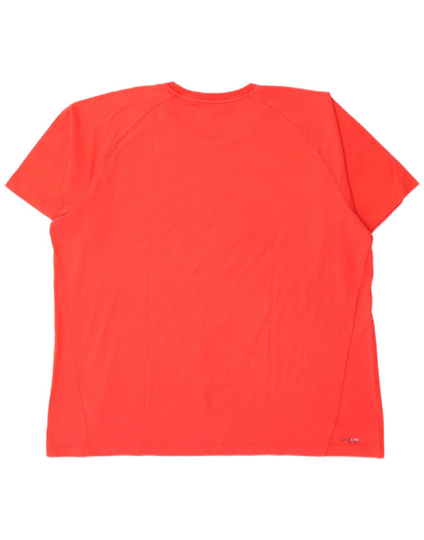 Adidas Mens Clima 365 Футболка с рисунком Топ 2XL Красный Хлопок