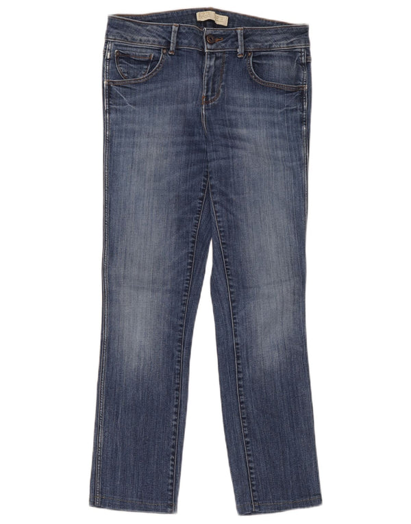 Женские узкие джинсы Zara EU 38, маленькие W28 L27, синие