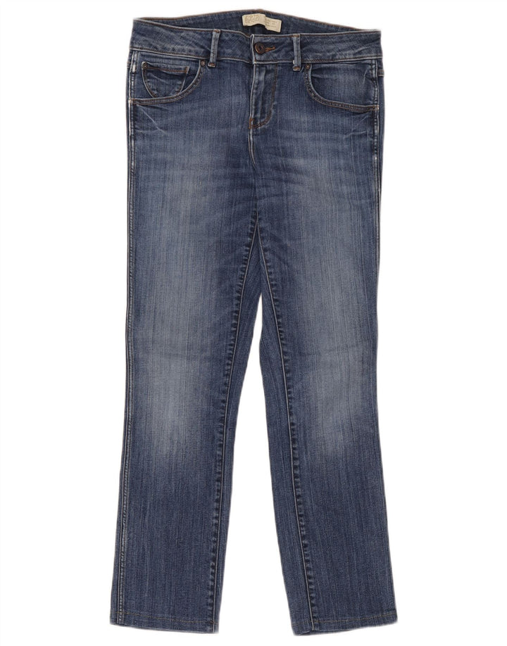 Женские узкие джинсы Zara EU 38, маленькие W28 L27, синие