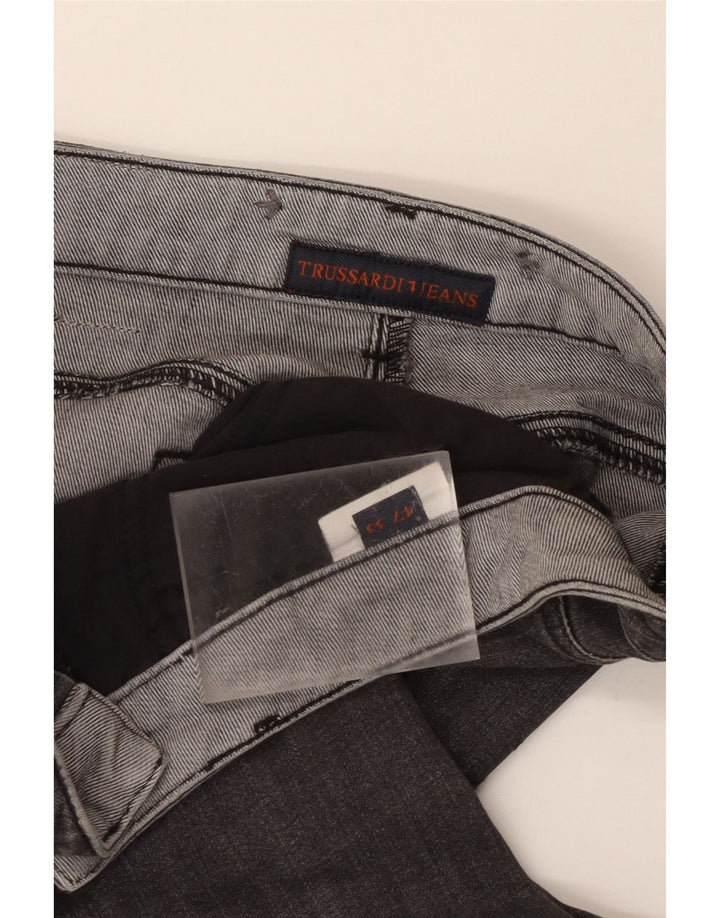 Мужские прямые джинсы Trussardi W33 L26 серые