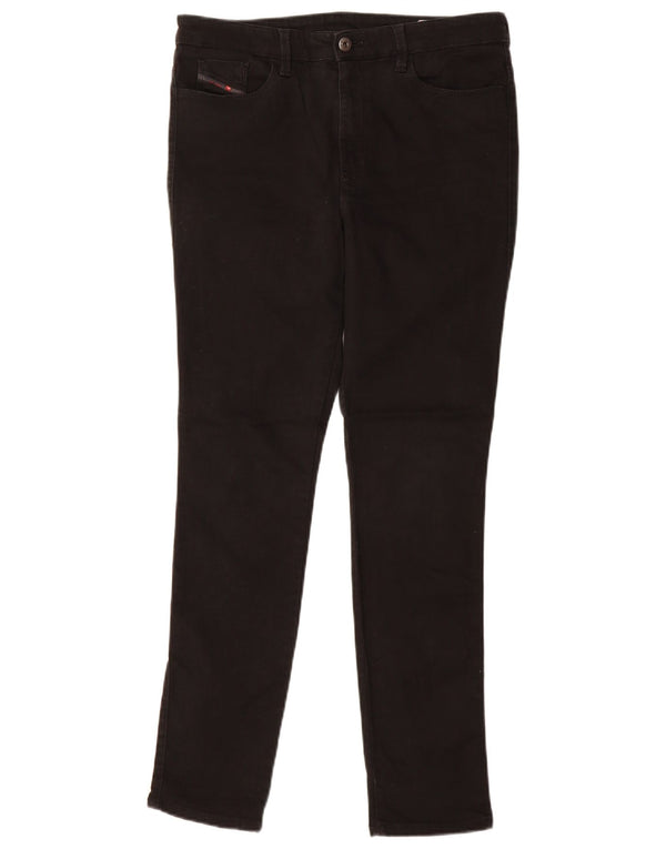 Женские супертонкие джинсы скинни с высокой талией и высокой талией Diesel W30 L30, черные