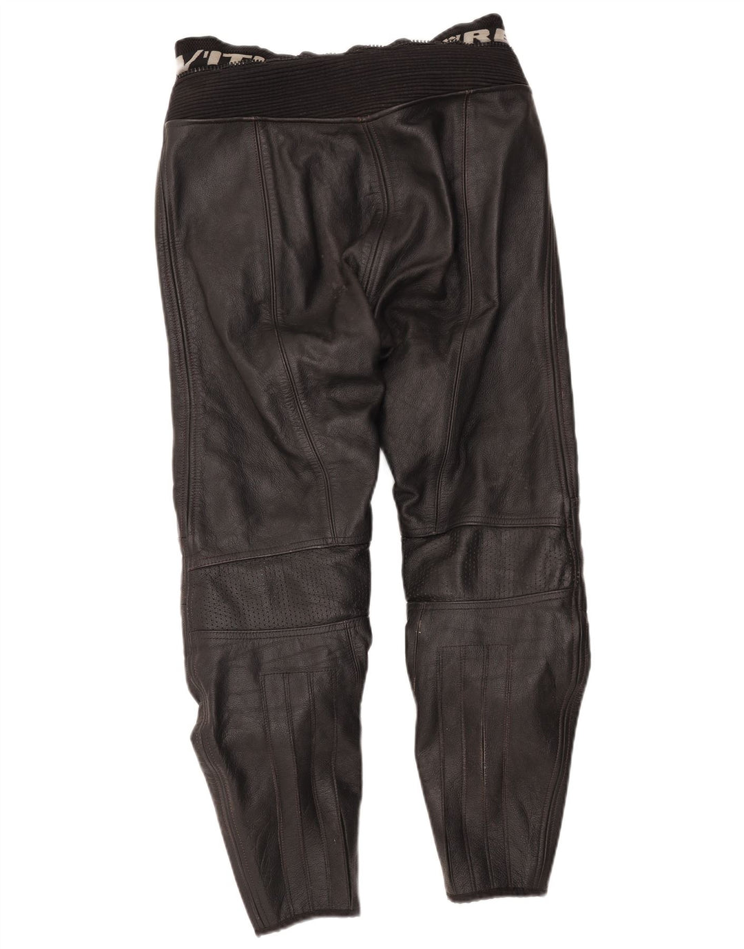 Мужские кожаные байкерские брюки Rev'it IT 48 Medium W30 L29 Черные кожаные