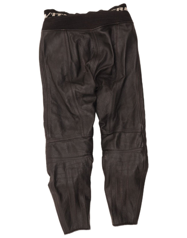 Мужские кожаные байкерские брюки Rev'it IT 48 Medium W30 L29 Черные кожаные