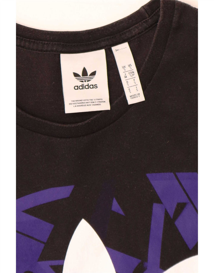 Мужская футболка с рисунком Adidas Top Small Black