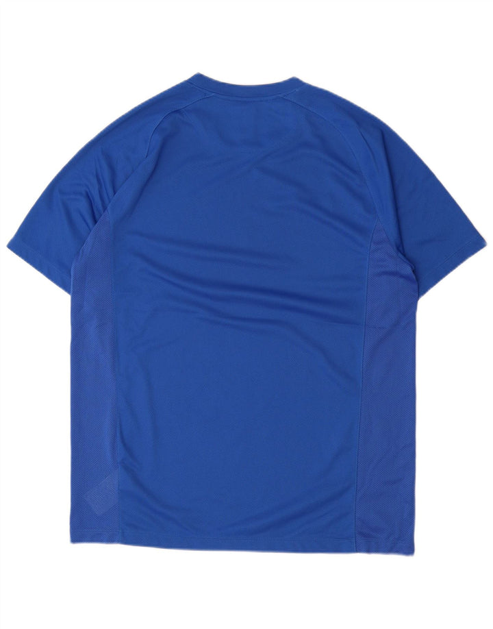 Мужская футболка Nike Dri Fit, большой синий полиэстер