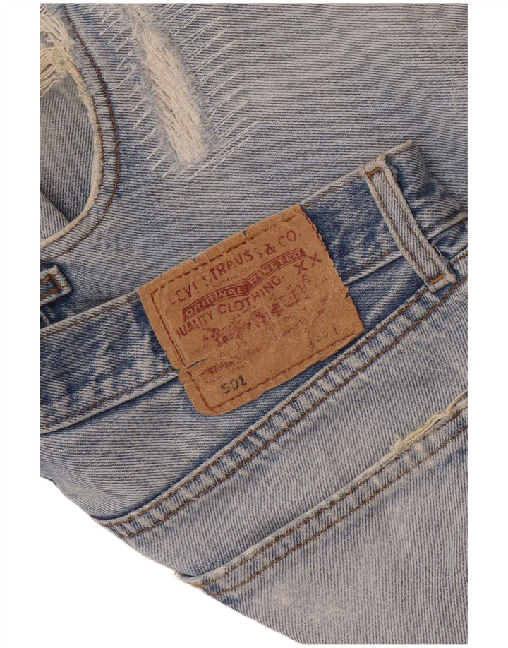Женские джинсовые шорты Levi's 501 W33, средний синий