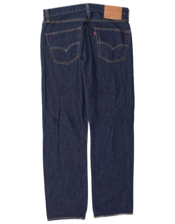 Мужские прямые джинсы Levi's 501 W31 L30 темно-синие, хлопок