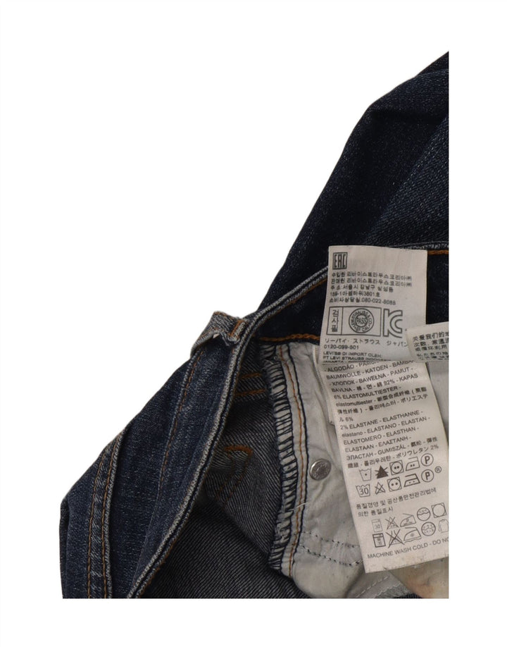 Женские прямые джинсы Levi's 714 W23 L33 синие, хлопок