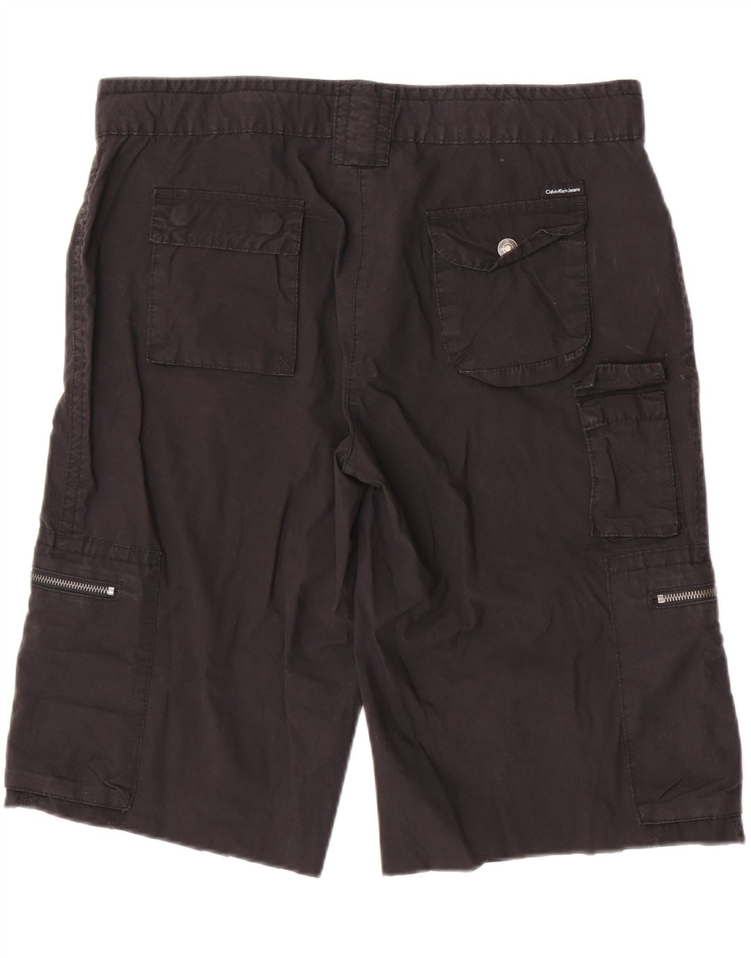 Женские шорты карго Calvin Klein Jeans W32, средний черный хлопок