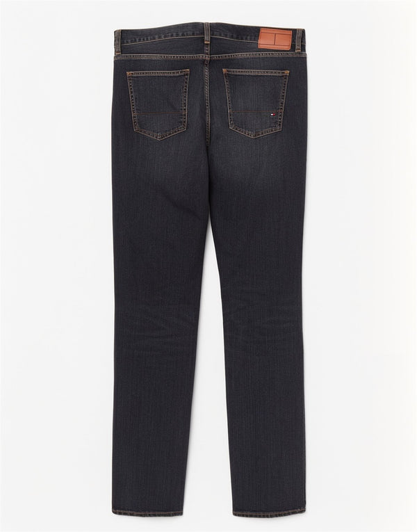 Женские прямые джинсы Tommy Hilfiger W31 L32 синие, хлопок