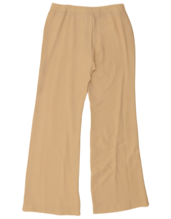 Blunauta Женские повседневные широкие брюки IT 42 Medium W28 L31 Бежевый шелк