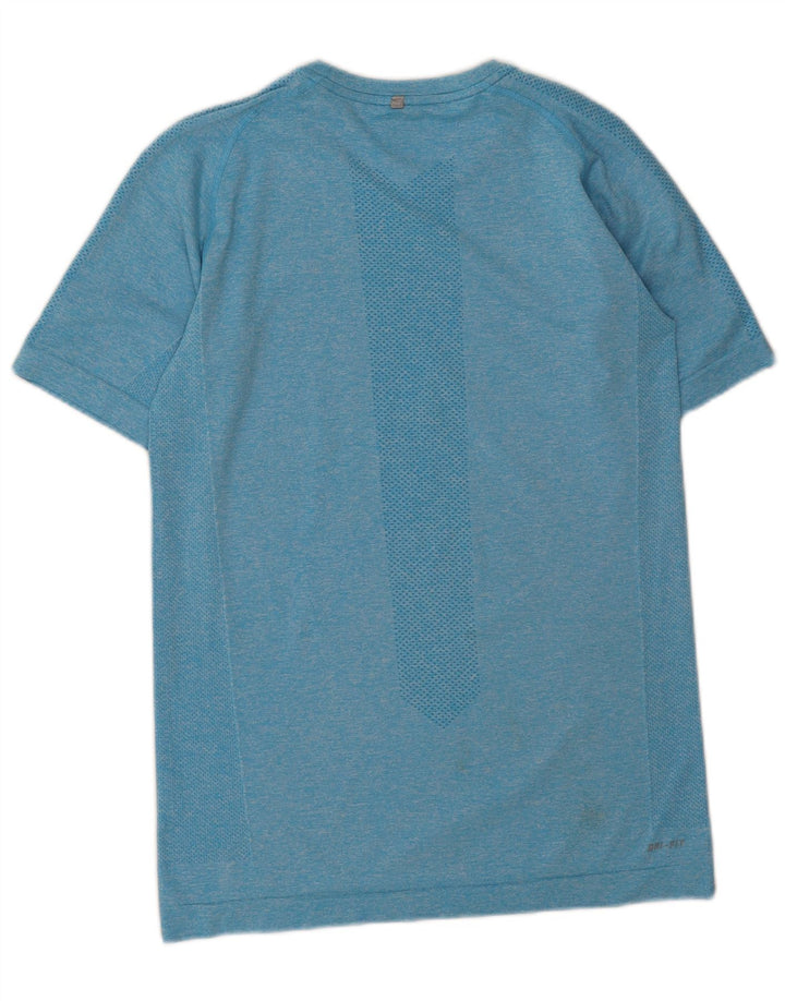 Мужская футболка Nike Dri Fit, маленький синий полиэстер с крапинками