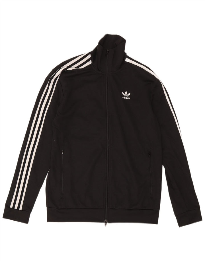 Adidas Мужской спортивный костюм Верхняя куртка Маленький черный полиэстер