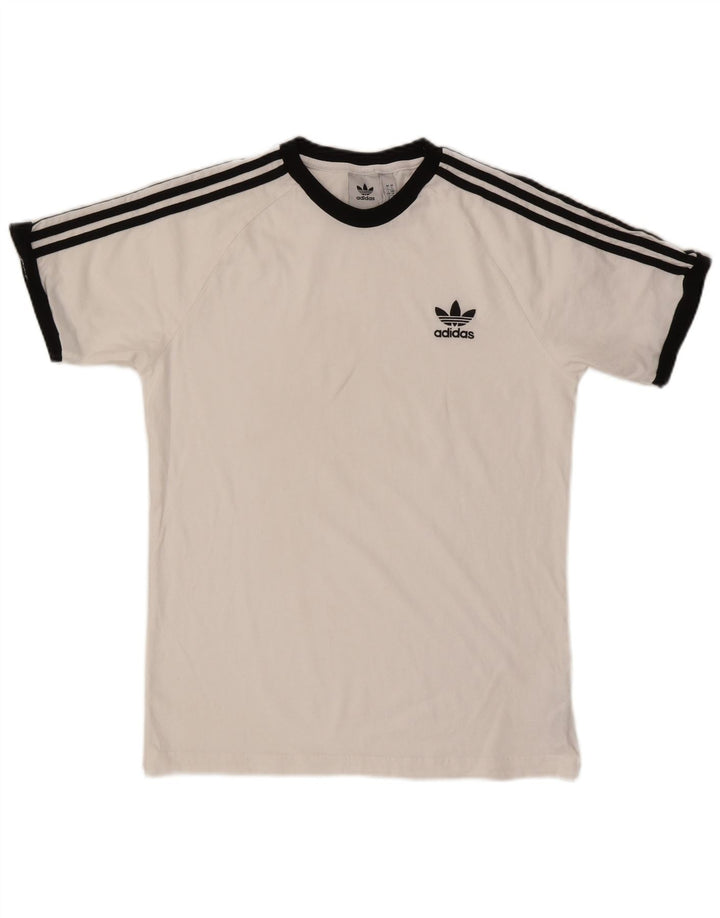 Мужская футболка Adidas Top большого размера из белого хлопка
