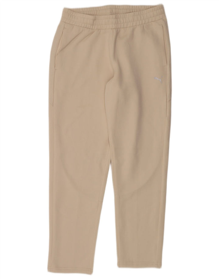 Мужские спортивные брюки PUMA из хлопка среднего бежевого цвета