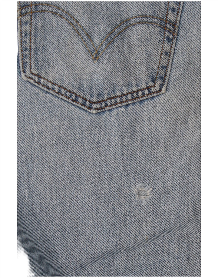 Мужские прямые джинсы LEVI'S 505 Regular Fit W34 L32 Синие, хлопок