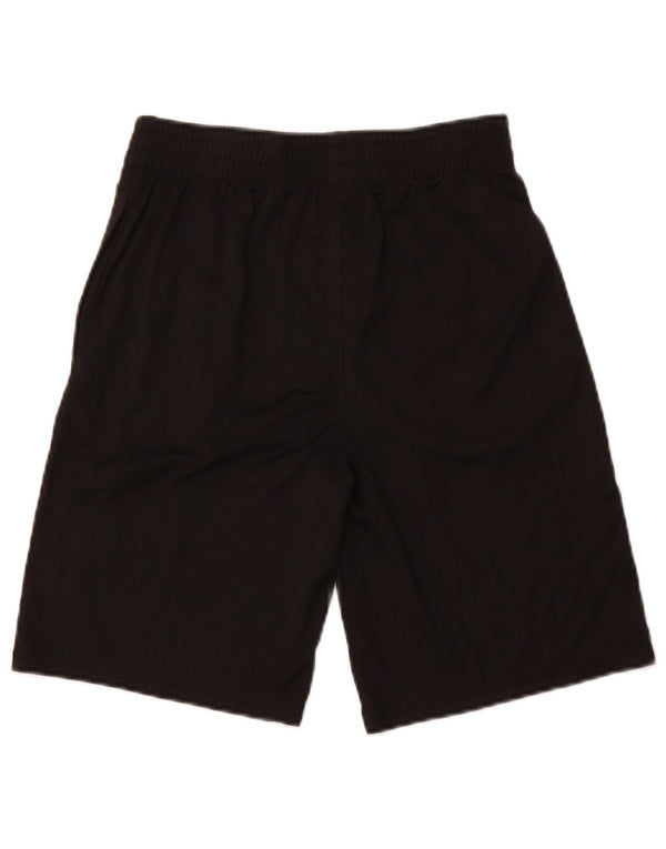 Спортивные шорты PUMA с рисунком для мальчиков 13-14 лет, XL, черные