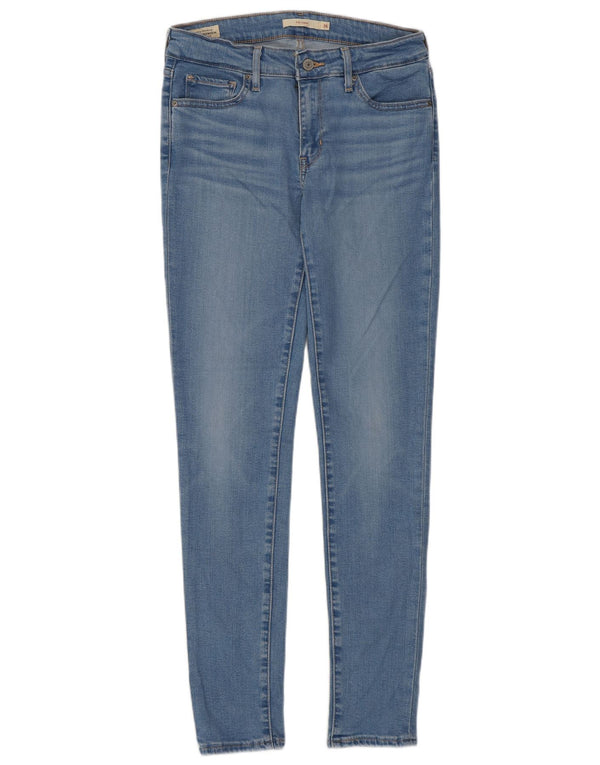 Женские джинсы скинни Levi's 711 W26 L30 синие, хлопок