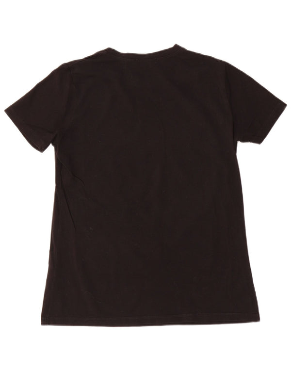 Женская футболка Trussardi с рисунком Top UK 20 2XL, черный хлопок