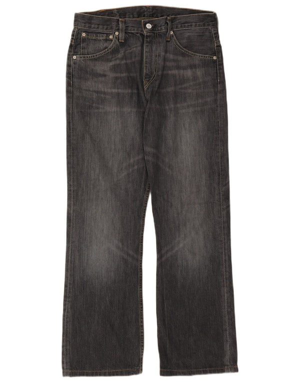 Мужские джинсы Levi's 507 Bootcut W31 L29, черный хлопок