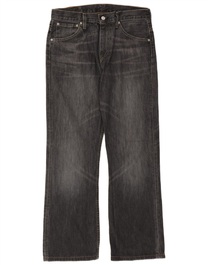 Мужские джинсы Levi's 507 Bootcut W31 L29, черный хлопок