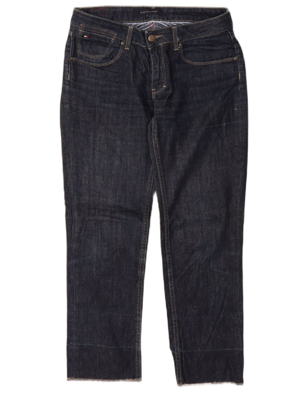 Женские прямые джинсы Tommy Hilfiger W28 L26 Темно-синие, хлопок