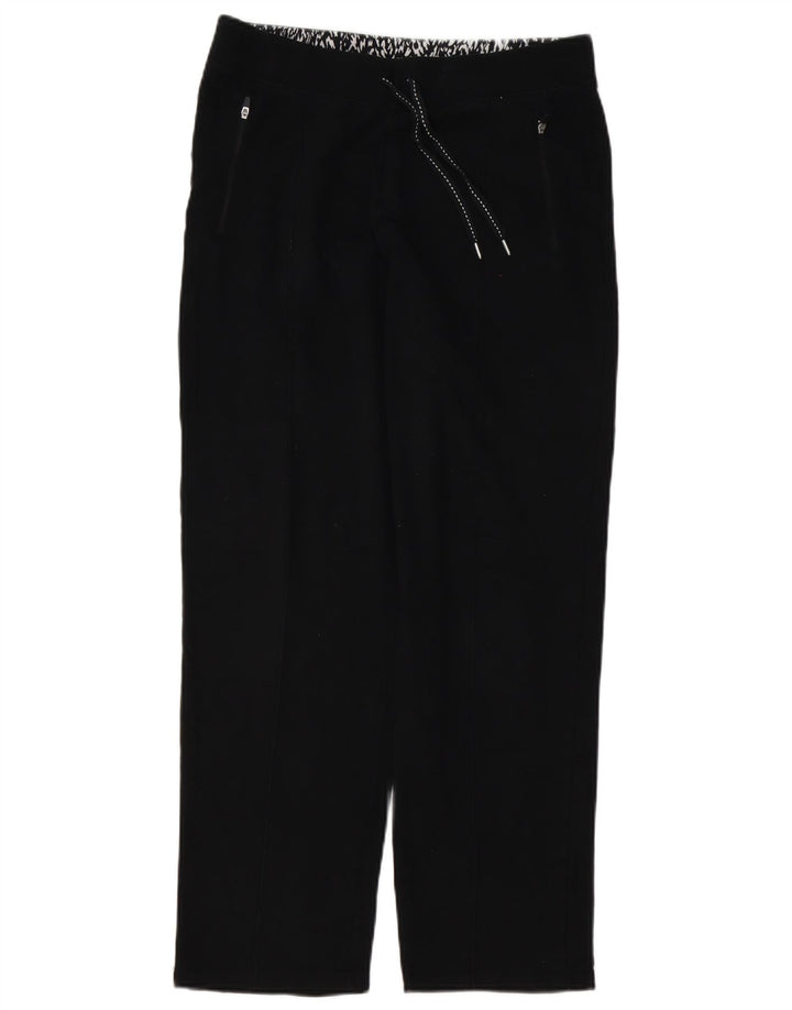 Женские спортивные брюки MARKS & SPENCER UK 12, средний черный, хлопок