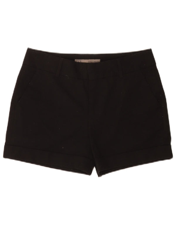 Женские шорты чинос Zara Medium W28, черный полиэстер
