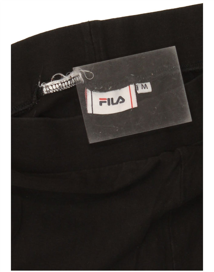 Женские леггинсы с рисунком FILA UK 14, средние, черные