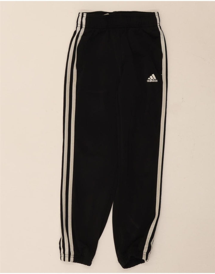 Спортивный костюм ADIDAS для мальчиков Брюки-джоггеры 7-8 лет Черный Полиэстер