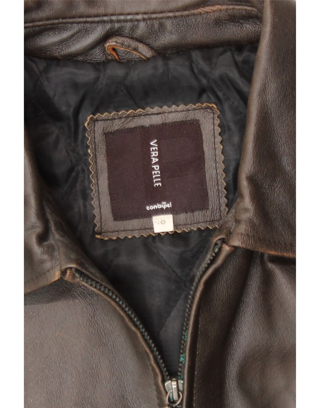 Мужская кожаная куртка Conbipel IT 48 Medium Brown Leather