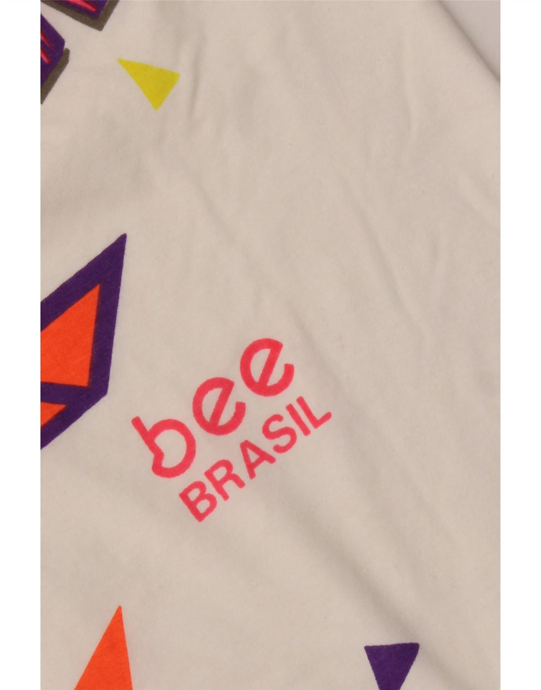 Винтажная мужская футболка с рисунком, топ среднего размера, белый с цветочным принтом