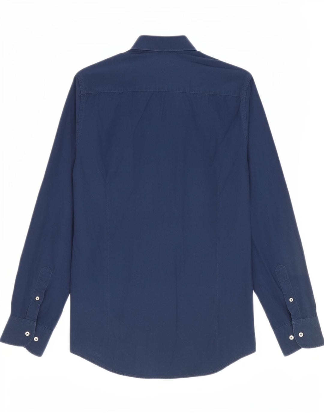 Мужская рубашка Trussardi, размер 39/40, средний темно-синий, хлопок