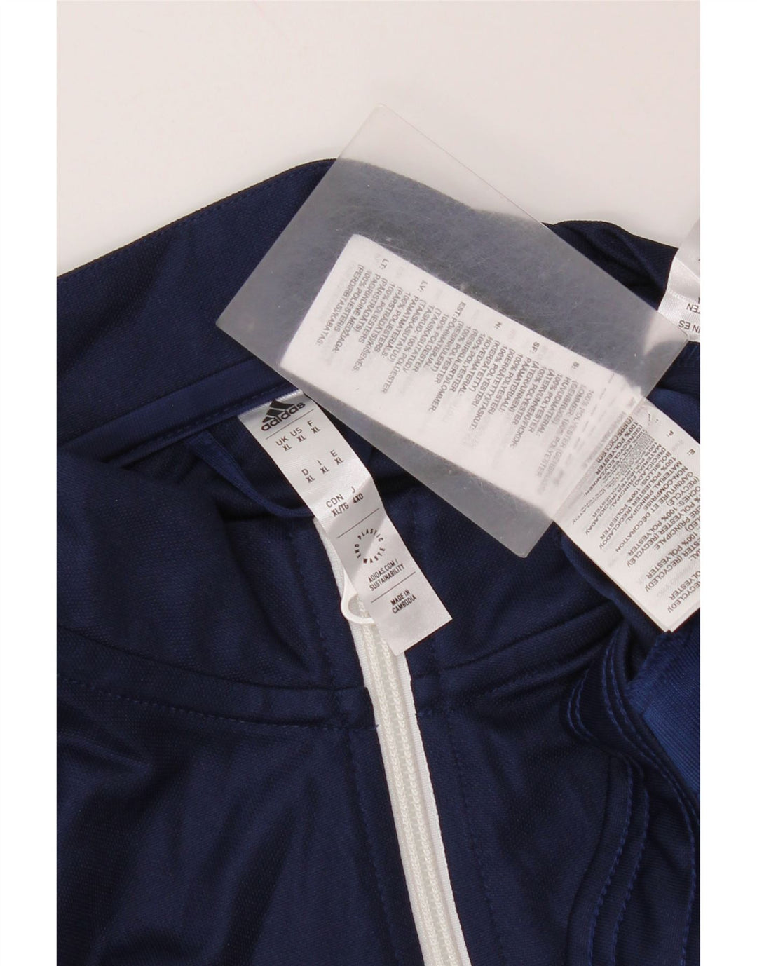 Мужской спортивный костюм Adidas Aeroready Top Jacket XL Темно-синий полиэстер