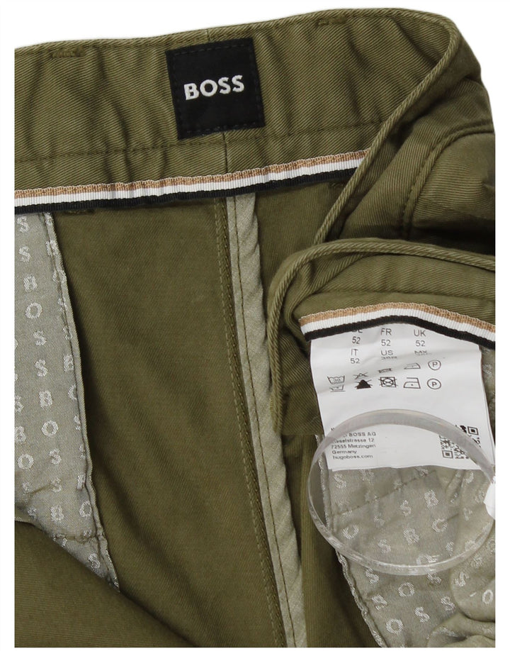 Мужские шорты чинос HUGO BOSS IT 52 XL W36 Хаки Хлопок