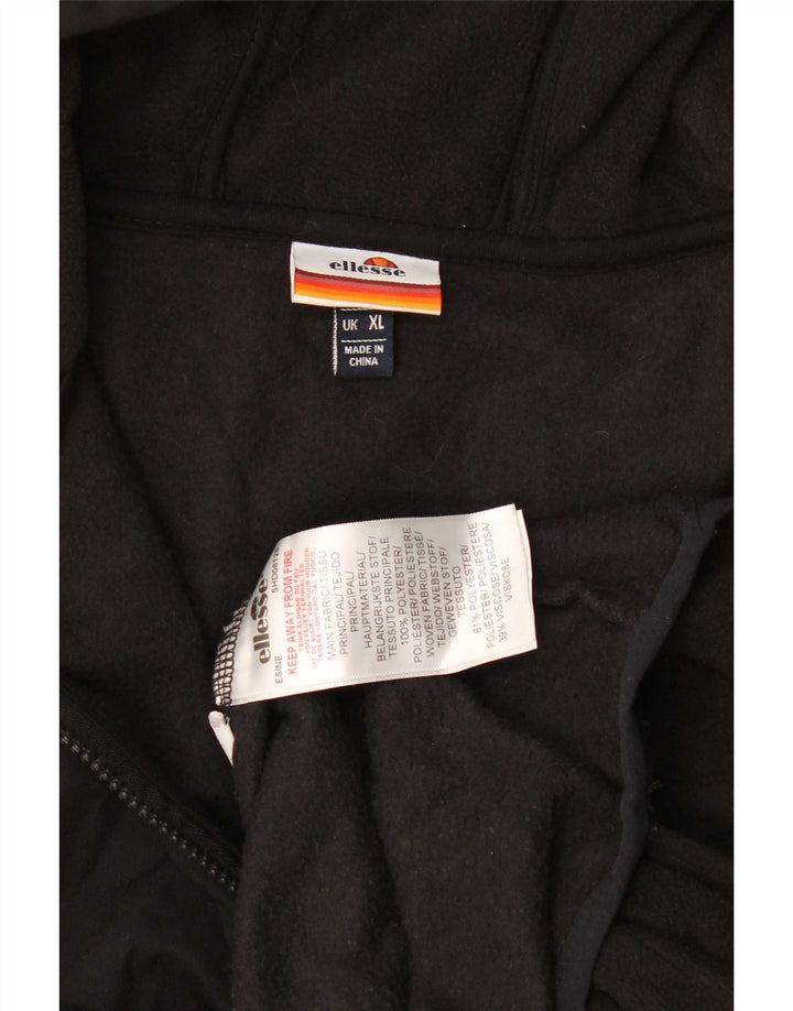 Мужской джемпер с капюшоном Ellesse XL, черный полиэстер