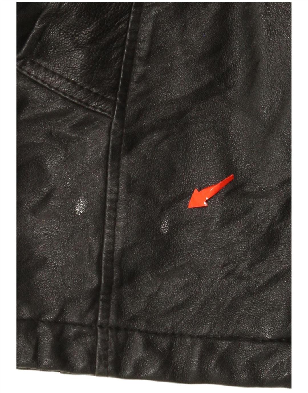 Мужская кожаная куртка VINTAGE UK 38 средний черный