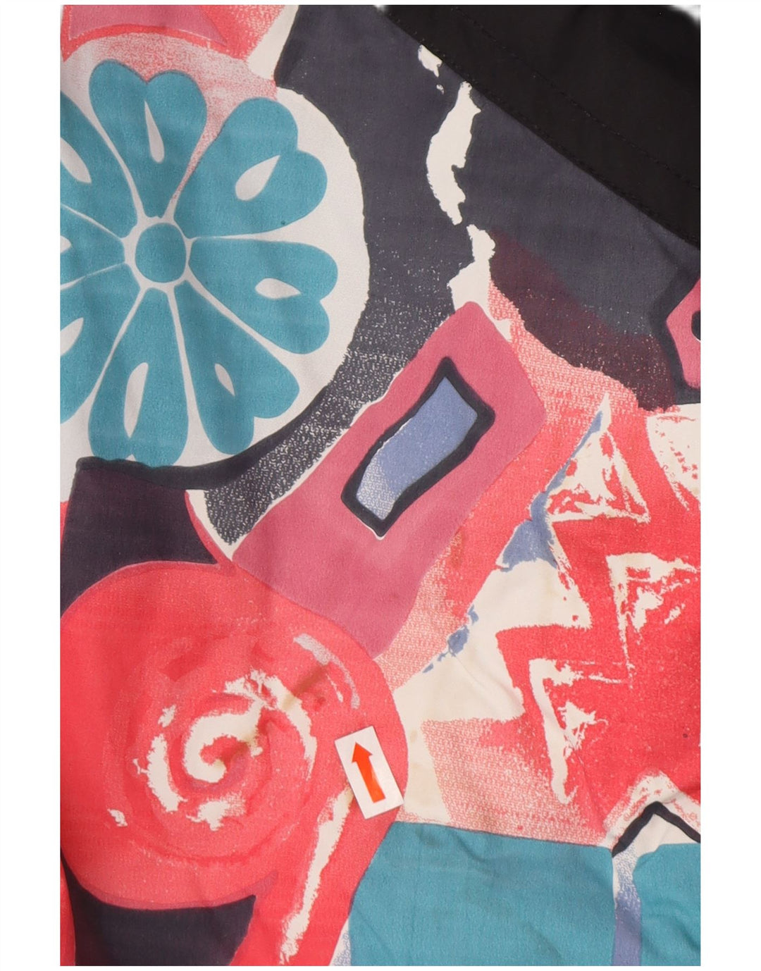 Мужской пуловер-ветровка MAIER большого размера UK 6 XS, черный с цветочным принтом