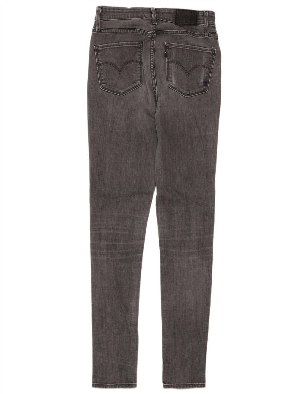 Женские джинсы скинни Levi's W26 L34 Серый хлопок