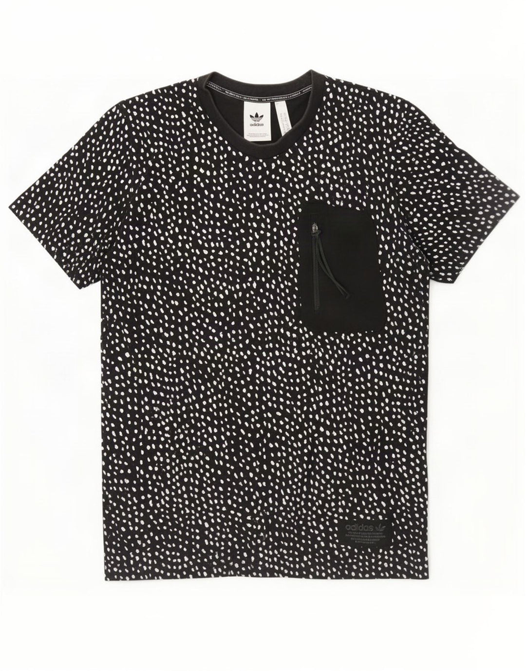 Мужская футболка Adidas Top Medium Black Spotted Cotton