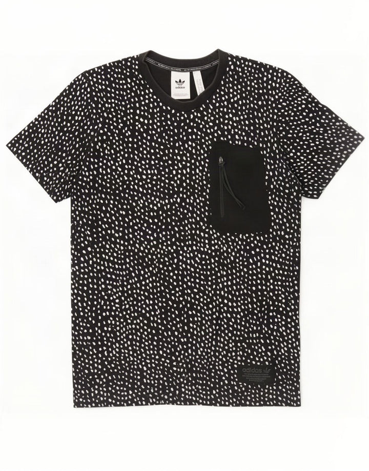 Мужская футболка Adidas Top Medium Black Spotted Cotton