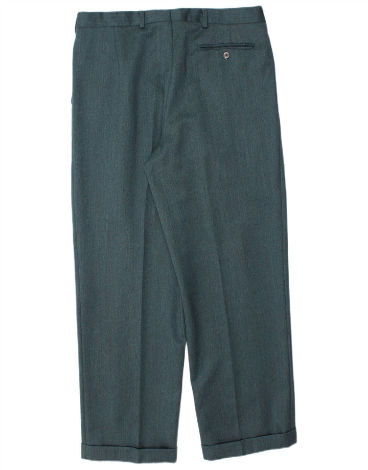 Мужской двубортный костюм-двойка ANGELICO IT 50, большой W34 L30, зеленый