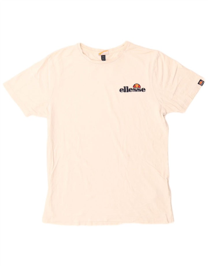 Ellesse Мужская футболка с рисунком, большой белый хлопок